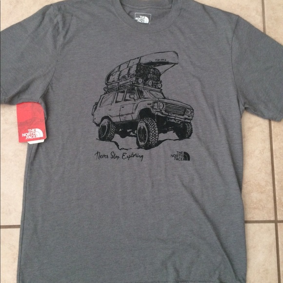 north face graphic tee